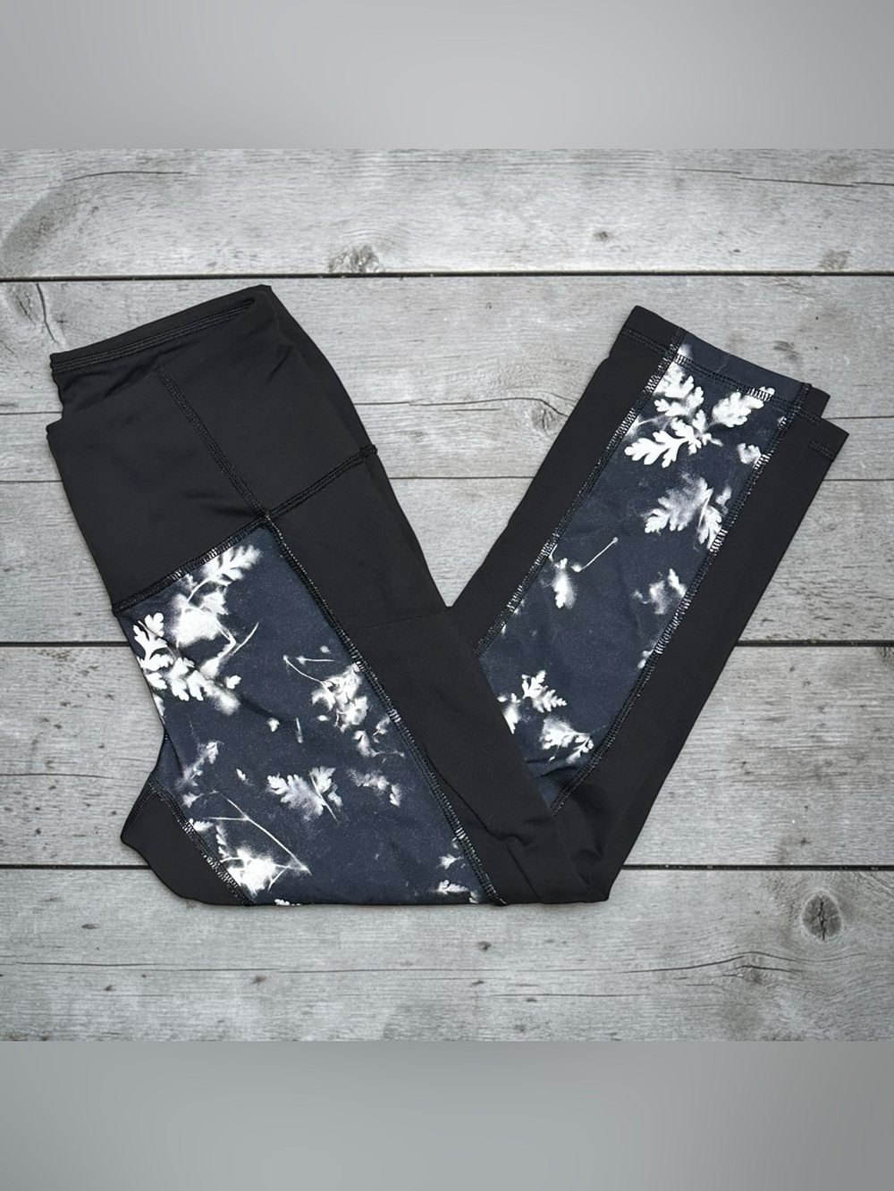 The North Face Motivation Crop Leggings M Floral Splice High Rise Pocket
